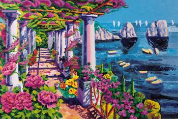 I faraglioni a Capri e luce by 
																	Athos Faccincani