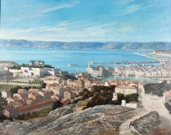 Vue de Marseille by 
																	Hugo d'Alesi
