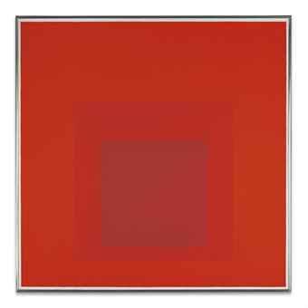 Homage to the Square: Distant Alarm by 
																	Josef Albers
