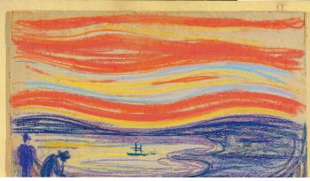 The Scream by 
																			Edvard Munch
