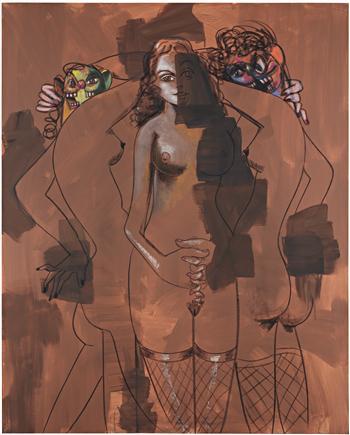 The Three Graces by 
																	George Condo