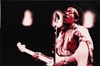Jimi Hendrix 1 by 
																	George Condo
