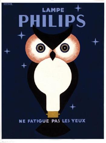 Philips - lampes by 
																	Raymond Ducatez