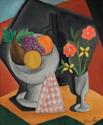 Composition aux fruits et aux fleurs by 
																	Irene Lagut