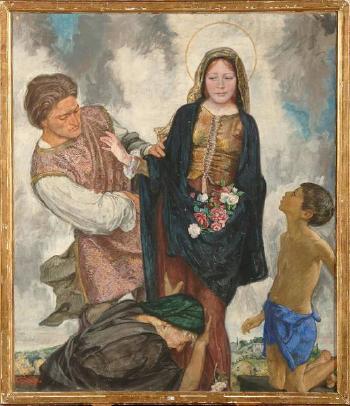 Sainte Elisabeth de Hongrie by 
																	Georges Baltus