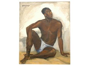 Portrait d'africain by 
																	Pierre Abadie-Landel