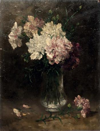 Vase de fleurs by 
																	A Rouchaz