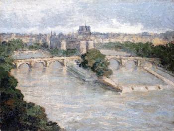 Paris, la Seine et le Pont Neuf by 
																	Franz Ernecke