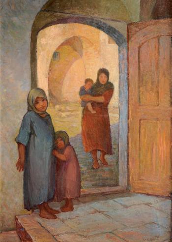 Famille dans le maghreb by 
																	Anne Marie Esprit