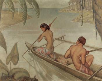 Tahitiens by 
																	Fernand Majorel