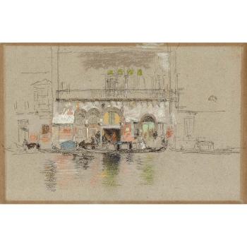 White and Pink (The Palace) by 
																	James Abbott McNeill Whistler