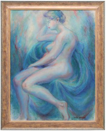 Blue nude by 
																	Reuben Gambrell