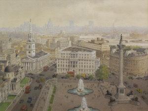 Trafalgar Square by 
																	Ronald Lampit
