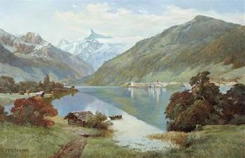 Blick auf Zell am See by 
																	Fritz Paplham