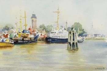 Deutscher Hafen by 
																	Willibald Karl