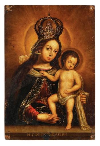 Nuestra Señora de la Consolación by 
																			Cristobal Villalpando