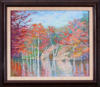 Fall on the Frio River by 
																			Michael Etie