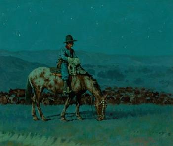 Night watch by 
																			Clarence Ellsworth