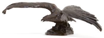 Eagle on a rock by 
																			Harriet Whitney Frishmuth