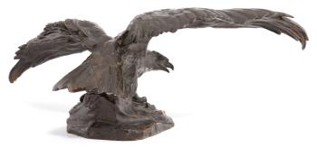 Eagle on a rock by 
																			Harriet Whitney Frishmuth