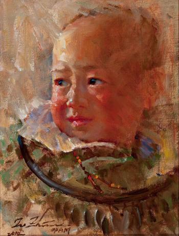 Boy with bright eyes by 
																			 Tu Zhiwei