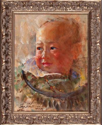 Boy with bright eyes by 
																			 Tu Zhiwei