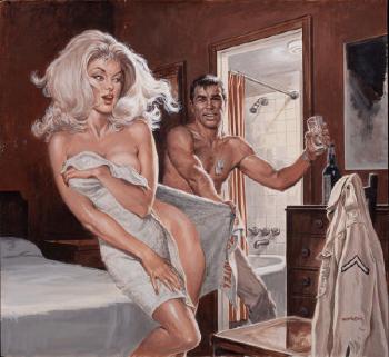 Tonight's Wife, magazine story illustration by 
																	Earl Norem