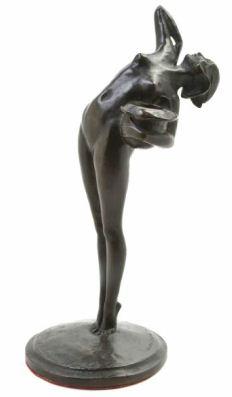 Figure with pot by 
																	Alida Zilve