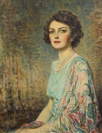 Portrait of Mrs Roy Crane by 
																	Sigismund de Ivanowsky