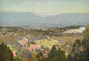 The Valley, Kalorama (the Dandenongs) by 
																	Charles F Mudie