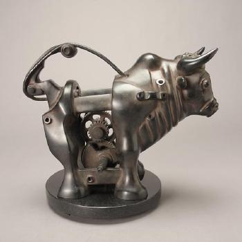 Mechanical bull by 
																			Alexandra de Lazareff