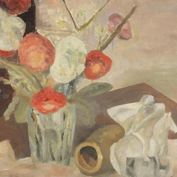 Tabletop still life by 
																			Paul Poiret