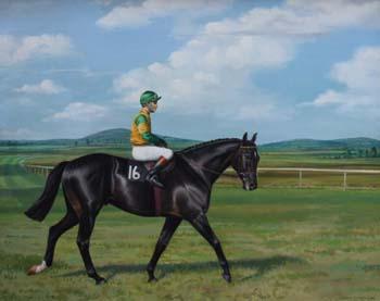 Prince Regent with G Lewis, 1 mile start in the Curragh '69 won Irish Sweeps derby by 
																	Leesa Sandys-Lumsdaine
