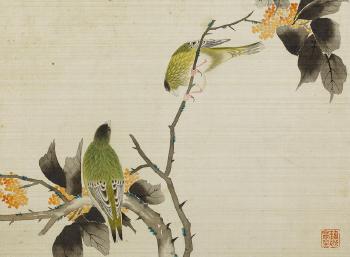 Birds and Flowers by 
																			 Fan Jinyong