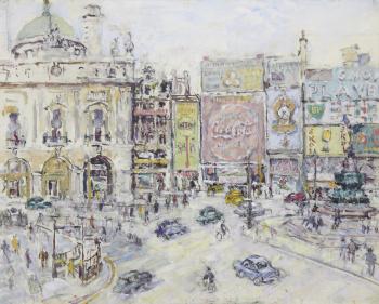 Piccadilly Circus by 
																	Evelyn Abelson