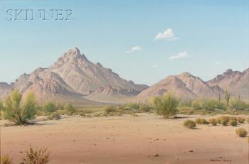 Desert landscape by 
																	Norman H Yeckley