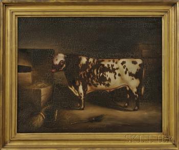Prize Bull Portrait of 'Leopard' by 
																	Thomas Kirby van Zandt