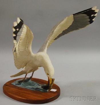 Herring gull by 
																	Robert and Virginia Warfield