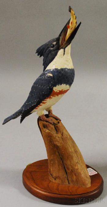 Belted kingfisher (female) by 
																	Robert and Virginia Warfield