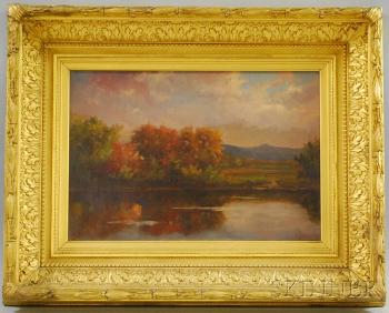 River Scene in Fall by 
																			Henry Hammond Gallison