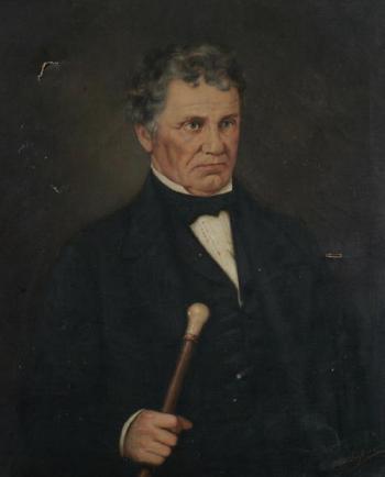 Portrait of William Camp Gildersleeve of Wilkes-Barre, PA by 
																	Albert Dalzbramers