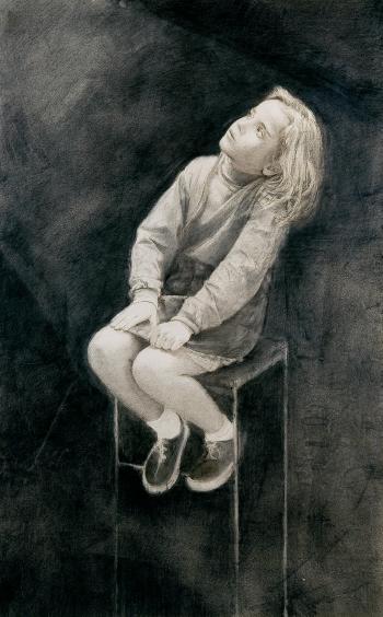 Retrato de niña by 
																	Daniel Quintero