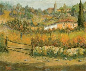 Paisaje rural by 
																	Victoriano Juaristi