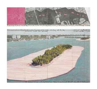 Surrounded islands (project for Biscayne Bay, Greater Miami, Florida) by 
																	 Jeanne-Claude