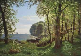 A hidden woodland cove by 
																	Eiler Rasmussen Eilersen
