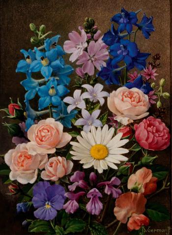 Bouquet of summer flowers by 
																	Jan Voerman