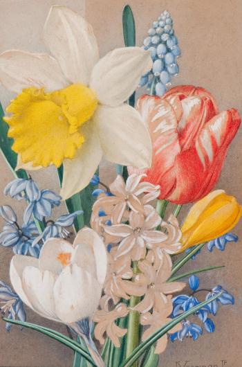 Spring flowers by 
																	Jan Voerman