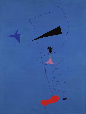 Peinture (Étoile Bleue) by 
																	Joan Miro