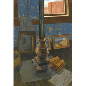 Stove in the studio by 
																	Charles Griffin Farr
