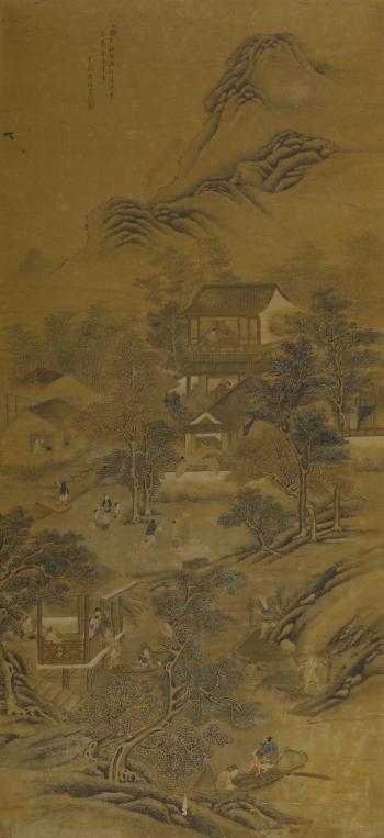 Scenes of Rice Production from the Gengzhi Tu by 
																	 Xue Jin